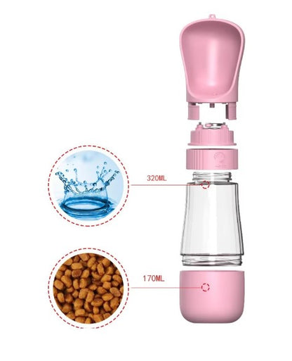 Botella de Agua 2 en 1 para perros